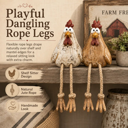 🎁Whimsical Farmhouse Flock Figurines — Charming Animal Pairs for Cozy Country Homes