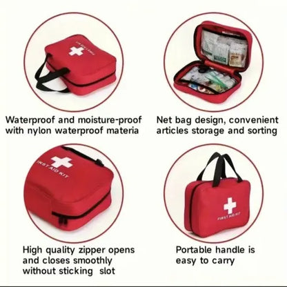 🚨 Waterproof First Aid Kit – Compact Emergency Kit For Home, Car & Outdoor