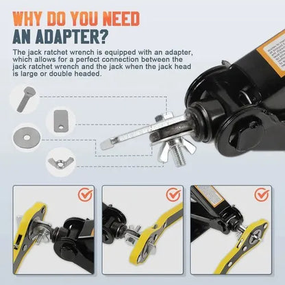 🔥🔥🔥New arrival Car Labor-saving Jack Ratchet Wrench🔥🔥🔥