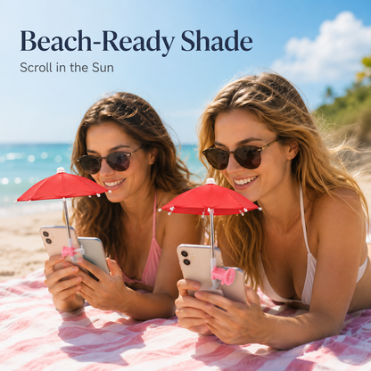 Mini Phone Umbrella Shade – Sun & Rain Protection for Smartphones