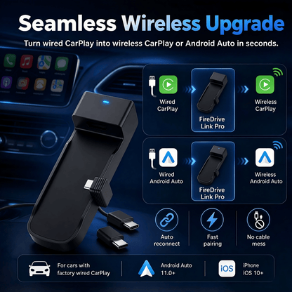 🚘Car TV HDMI Adapter & Wireless CarPlay Converter