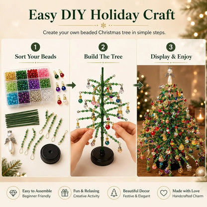 DIY Beaded Christmas Tree Kit |✨ Create A Christmas Memory With Your Own Hands