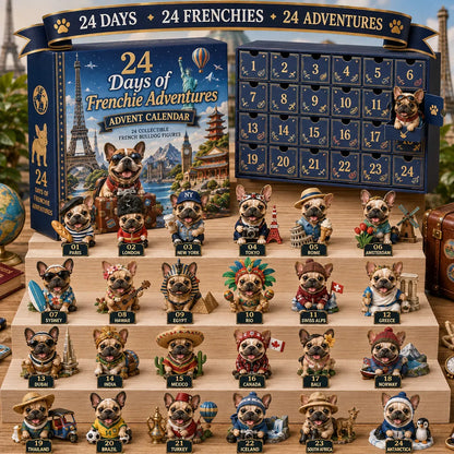 🐶 24-Day Frenchie Advent Calendar – A New Pup Every Day 🎄