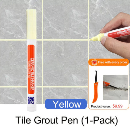 🔥 BUY 2 GET 1 FREE✨Anti-Mold Waterproof Tile Grout Pen