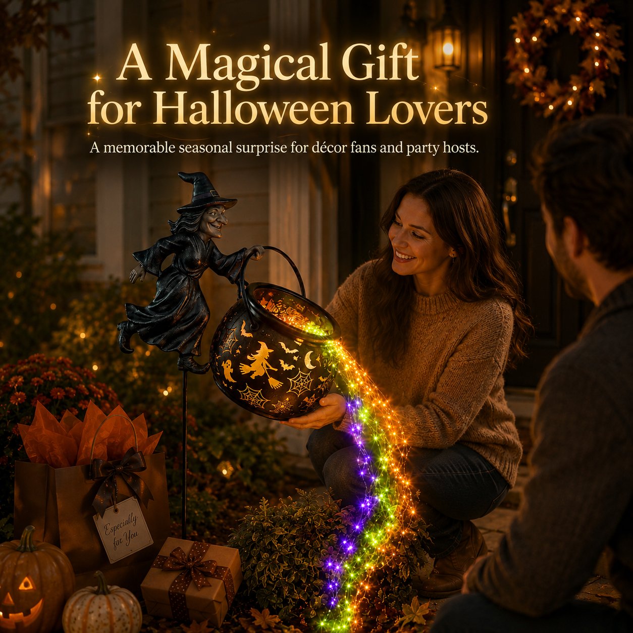 🎃 Halloween Witch Cauldron Garden Light(📦Buy 2 Free Shipping)