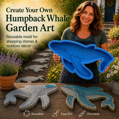🌊 Ocean Animal Stepping Stone Mold – Reusable Garden DIY Mold