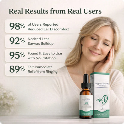 👂Tinnitus Ear Drops — Cleans Earwax, Relieves Tinnitus