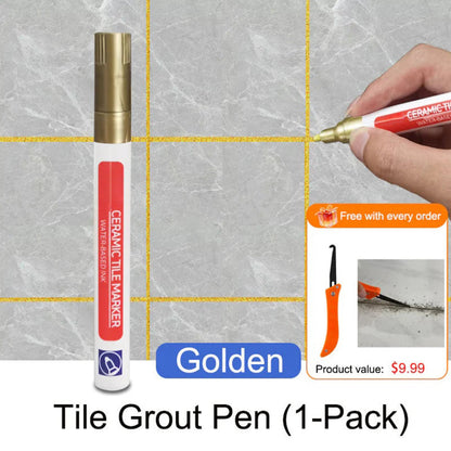 🔥 BUY 2 GET 1 FREE✨Anti-Mold Waterproof Tile Grout Pen