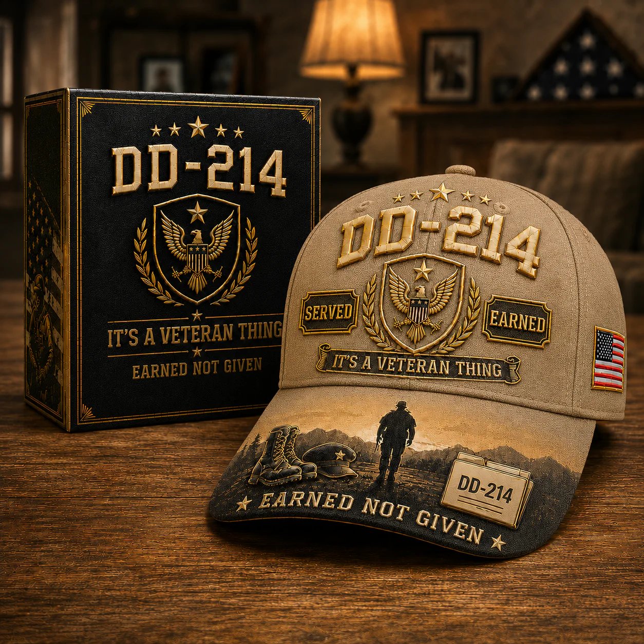 🔥LAST DAY 50% OFF - 🎖️DD-214 Served Earned Commemorative Cap(Breathable & Lightweight Comfort & Unisex Fit)