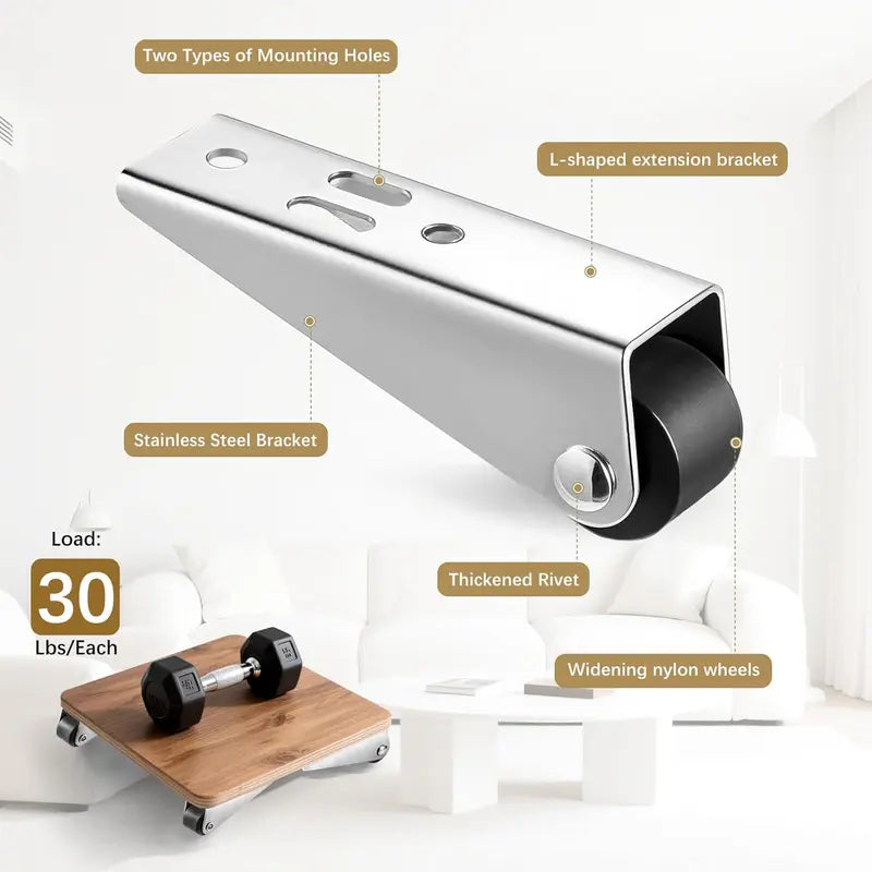 ✨Buy 1 Get 1 Free✨🍯 Door anti-sagging pulleys– ✨ Smooth and quiet sliding – Suitable for barn doors, cabinets, and wardrobes
