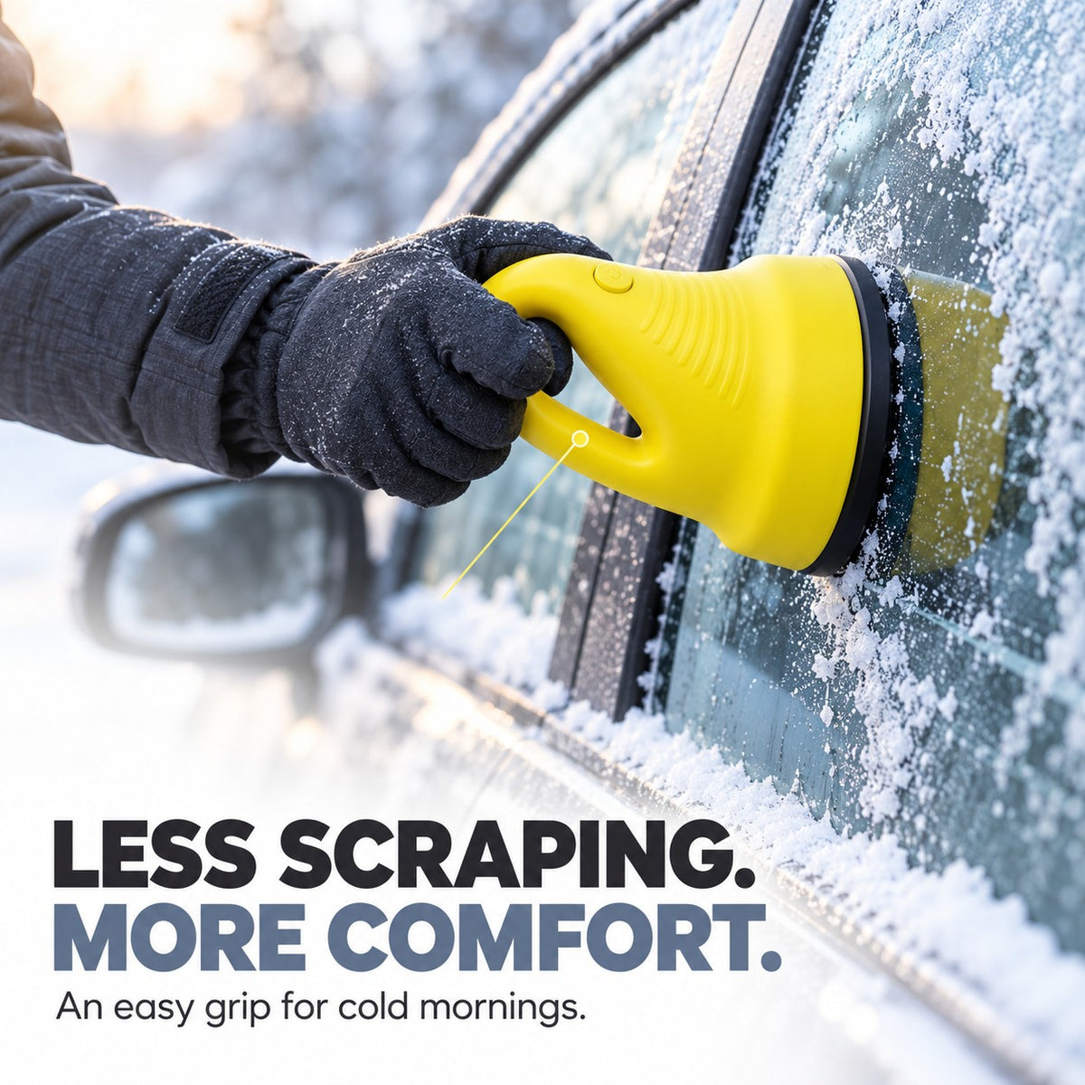 50% OFF ❄️ Cordless Electric Ice Scraper – Easier Winter Mornings|1-hour battery life