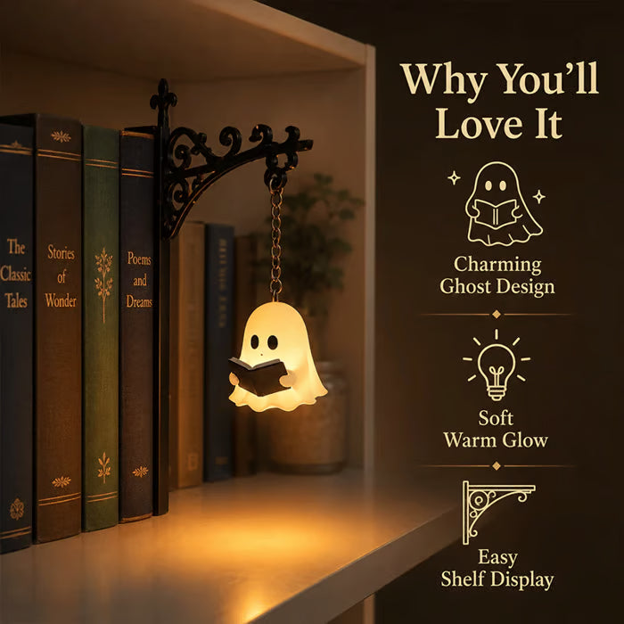 Ghost Bookshelf Lantern