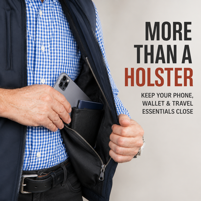 Men’s Everyday Concealment Vest – Dual-Side Built-In Holster & Inner Storage