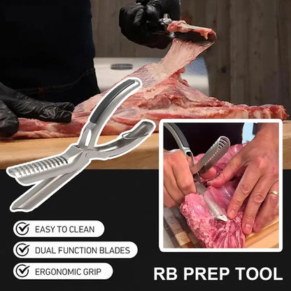 📢📢50% OFF !! ⏰Stainless Steel BBQ Rib Skinner