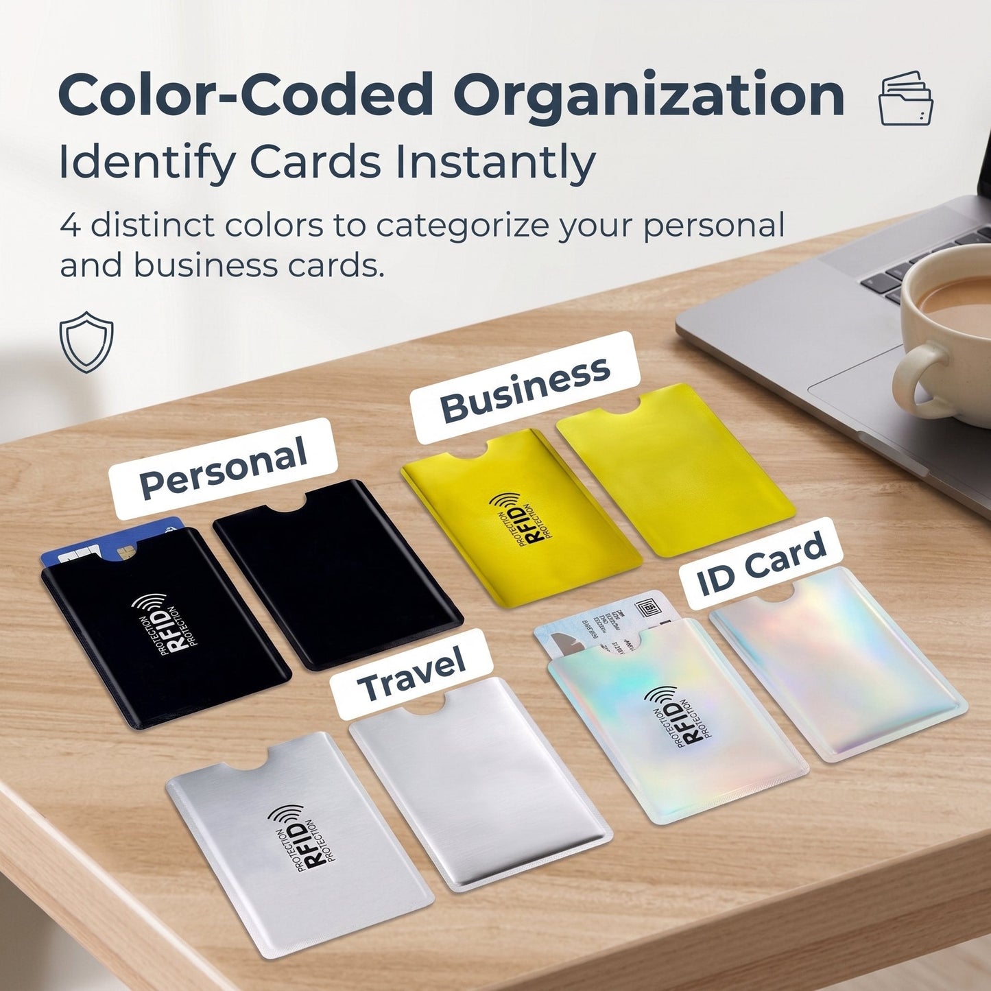 🎁Hot Sale Promotion 49% OFF🔥8 Counts RFID Blocking Sleeves Set