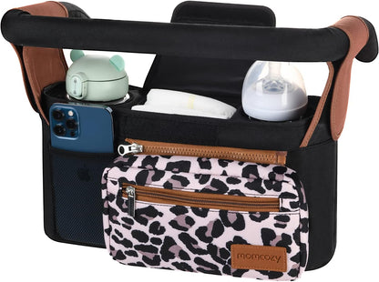 🏆Last Day 50% OFF💥Universal Stroller Organizer - Insulated Dual Cup Holders