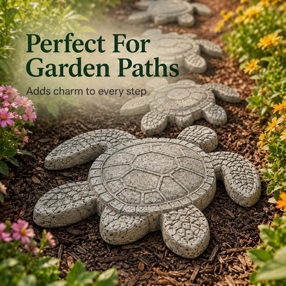 🌊 Ocean Animal Stepping Stone Mold – Reusable Garden DIY Mold