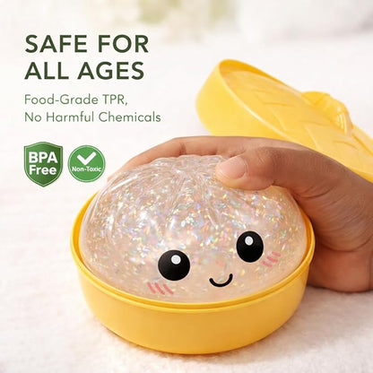 Cute Dumpling Squeeze Toy with Steamer