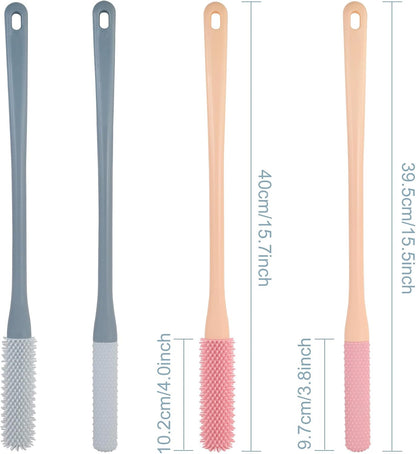 🦶 Long-Handle Toe Gap Cleaning Brush – Soft Exfoliating Foot Scrubber 🧼