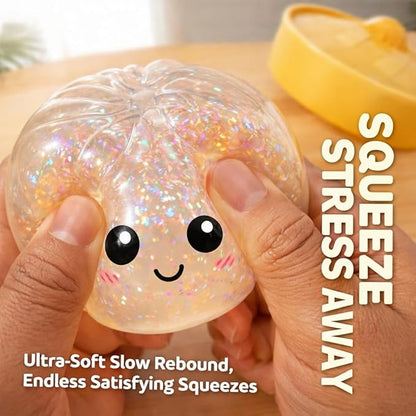 Cute Dumpling Squeeze Toy with Steamer