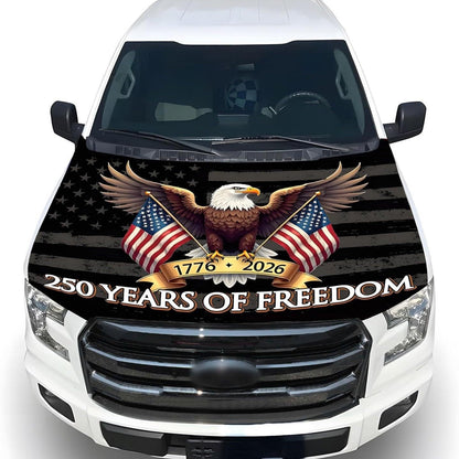 🎉4th Of July Flash Sale 65K+🔥American Car Hood Flag🦅No Glue No Tools🚗 Install in 1 Minute