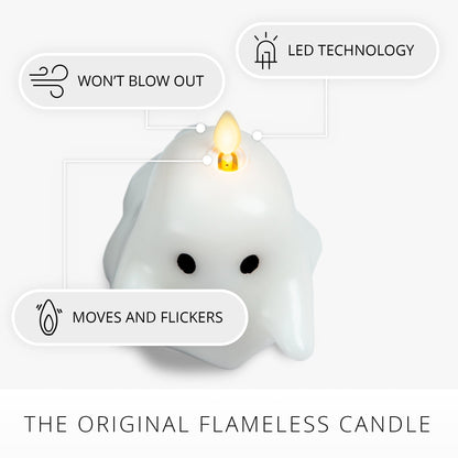 🎃Flameless Jack-O'-Lantern Candles Battery Operated with 6 Hour Timer