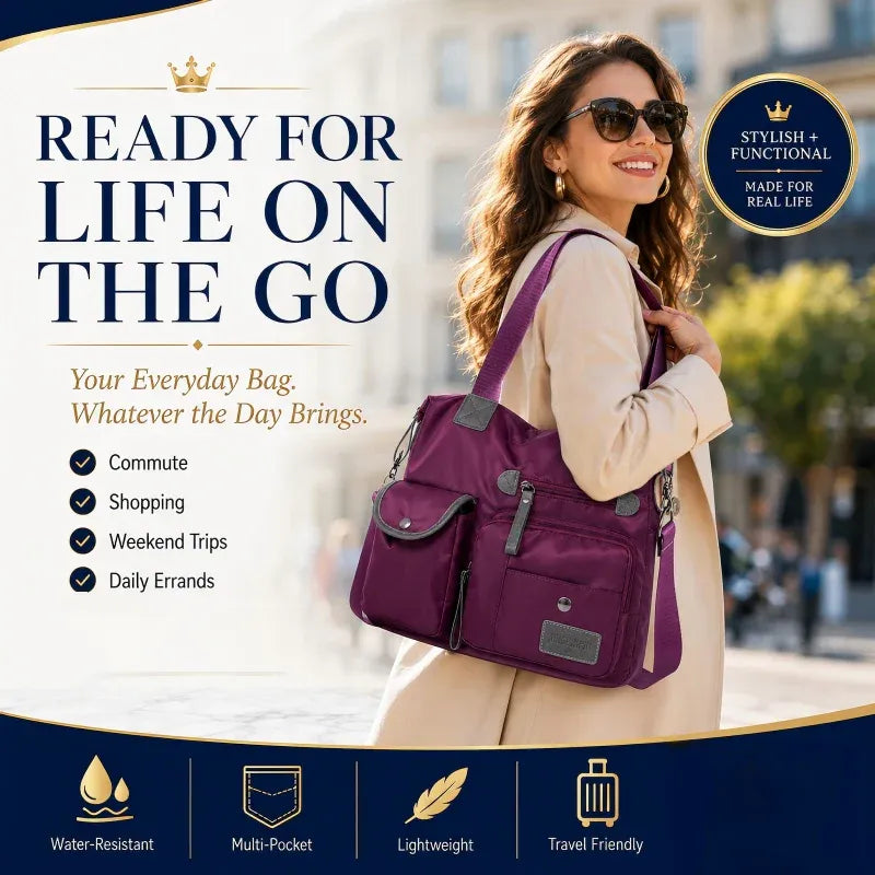 Large Capacity Waterproof Tote Bag for Women
