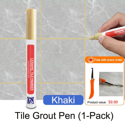 🔥 BUY 2 GET 1 FREE✨Anti-Mold Waterproof Tile Grout Pen