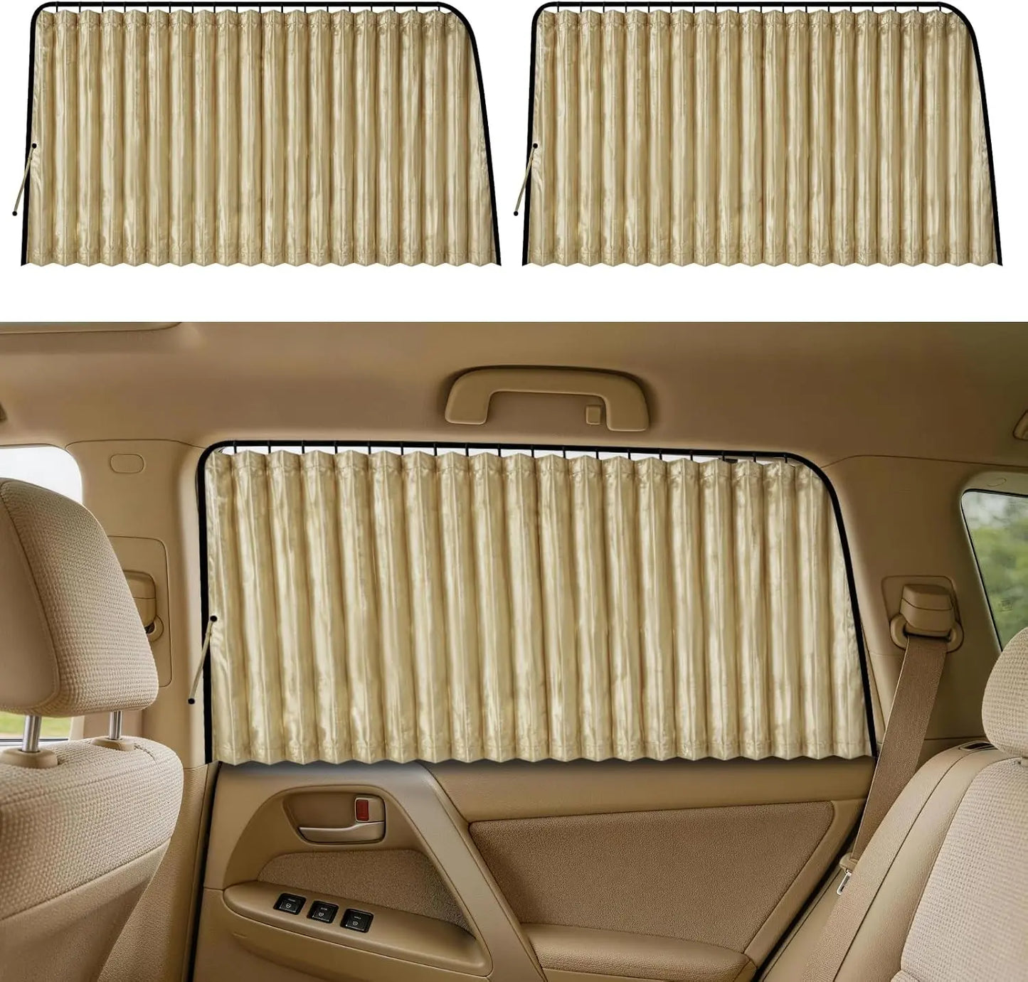 💥 HOT SUMMER DEAL🚗 4-Piece Magnetic Window Shade Set