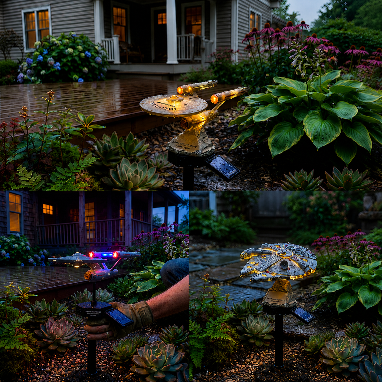 🌌 TODAY ONLY—🔥 Now Only 50% of the Original Price| Sci-Fi Starship Solar Garden Light
