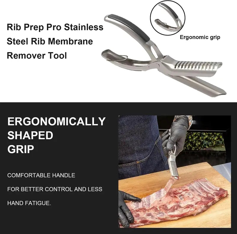 📢📢50% OFF !! ⏰Stainless Steel BBQ Rib Skinner