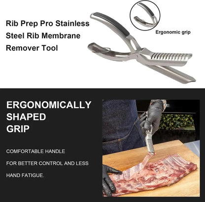 📢📢50% OFF !! ⏰Stainless Steel BBQ Rib Skinner