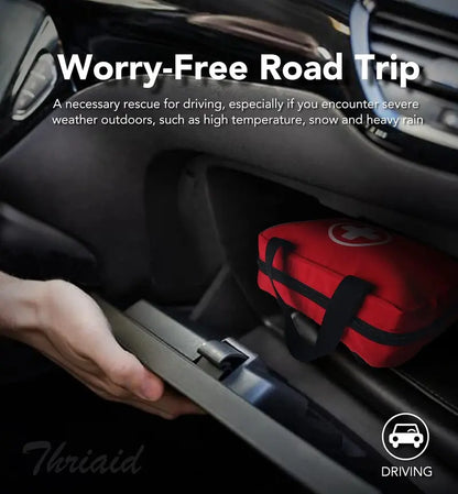 🚨 Waterproof First Aid Kit – Compact Emergency Kit For Home, Car & Outdoor