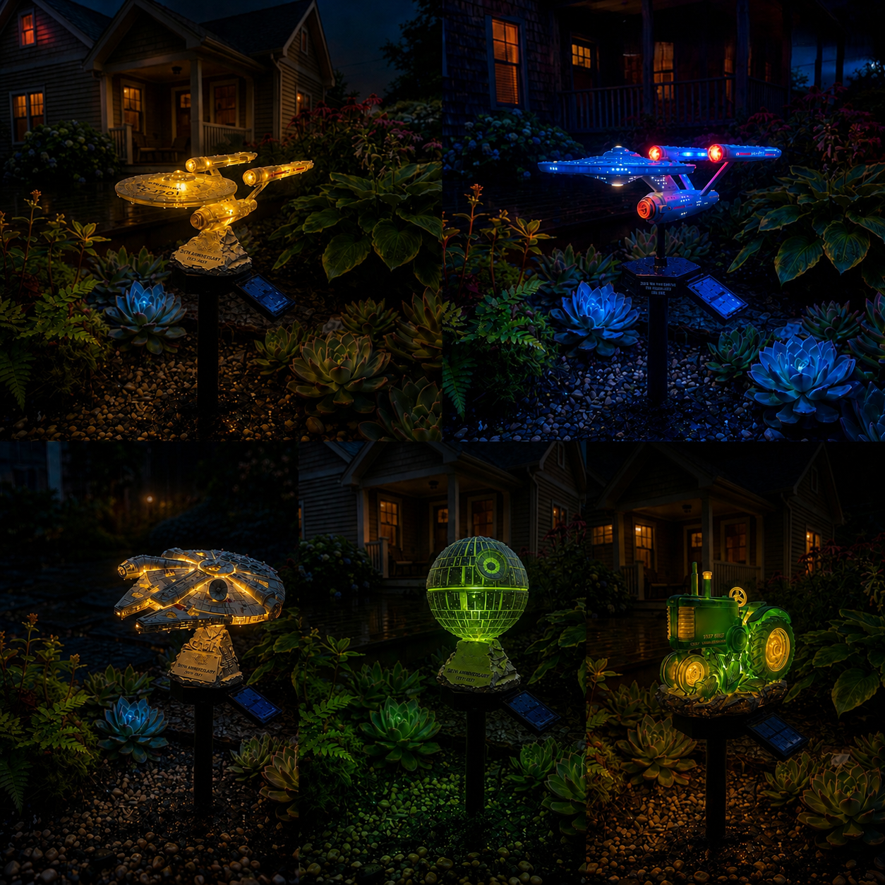 🌌 TODAY ONLY—🔥 Now Only 50% of the Original Price| Sci-Fi Starship Solar Garden Light
