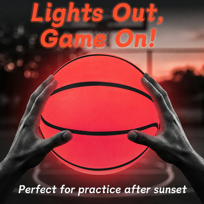 Light Up LED Basketball - Glow in the Dark (Official Size 7)