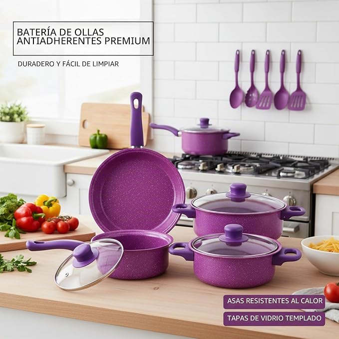 13-Piece Non-Stick Cookware Set | Premium Kitchen Pots & Pans
