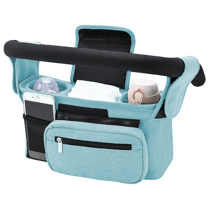 🏆Last Day 50% OFF💥Universal Stroller Organizer - Insulated Dual Cup Holders