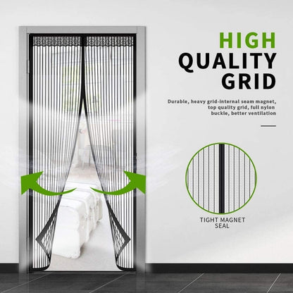 🔥2026 HOT SALE🏠🔥Breathable Mesh Curtain with Hands-Free Magnetic Closure