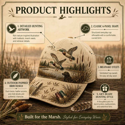 🔥 Last Day 49% OFF🦆 DUCK HUNTING WILD & READY HAT