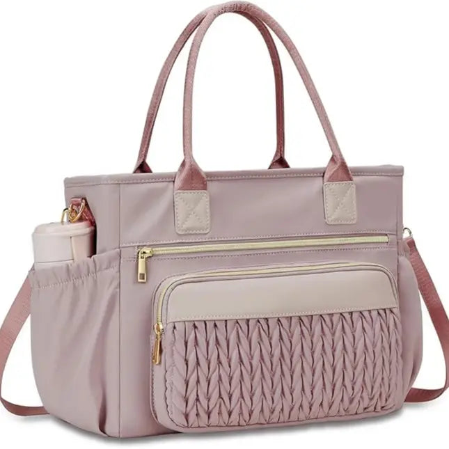 Insulated Lunch Tote for Women – Stylish Leakproof Cooler Bag with Adjustable Strap & Side Pockets