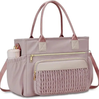 Insulated Lunch Tote for Women – Stylish Leakproof Cooler Bag with Adjustable Strap & Side Pockets