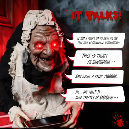 🎃👻 Bring Your Halloween to Life with This Terrifying Animated Horror Figure!