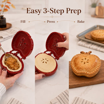🥧 Beginner-Friendly Mini Hand Pie Press Mold – 6 Fun Shapes for Easy Homemade Pastries 🍎