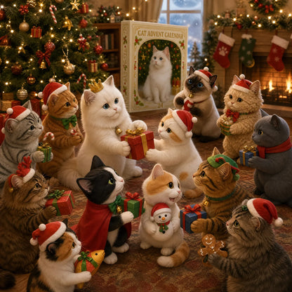 🌲Christmas Gift--Purrfect Christmas – 2D Cat Lovers Advent Calendar 2026