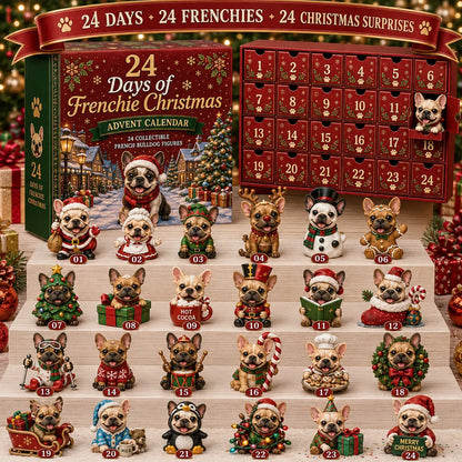 🐶 24-Day Frenchie Advent Calendar – A New Pup Every Day 🎄
