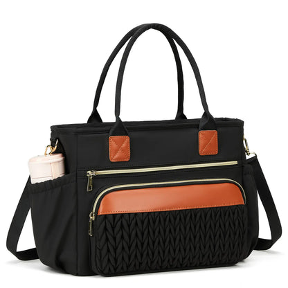 Insulated Lunch Tote for Women – Stylish Leakproof Cooler Bag with Adjustable Strap & Side Pockets