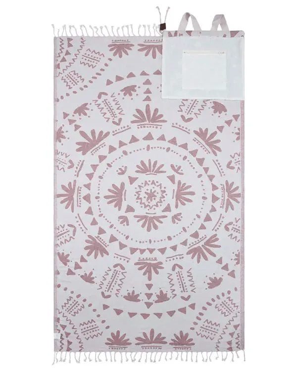 2-in-1 Sand-Free Towel Backpack | 100% Organic Cotton