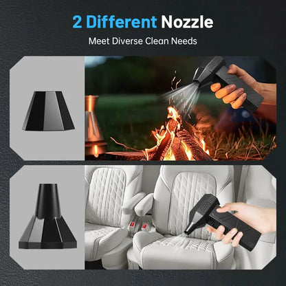🚀130,000 RPM🔥 Ultimate Fire Starting Turbo Fan 🏕️ Fire • 🍂 Blow • 🚗 Clean