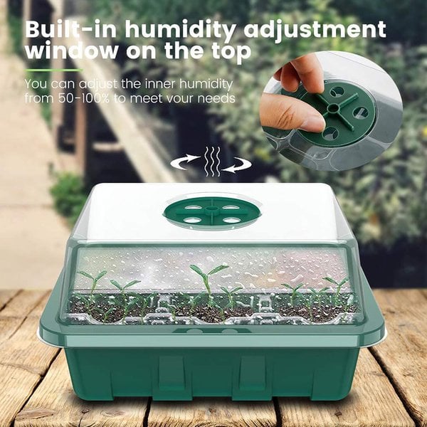 🔥HOT SALE🔥Seed Starter Trays with Grow Light