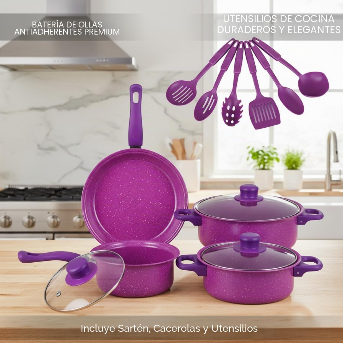 13-Piece Non-Stick Cookware Set | Premium Kitchen Pots & Pans